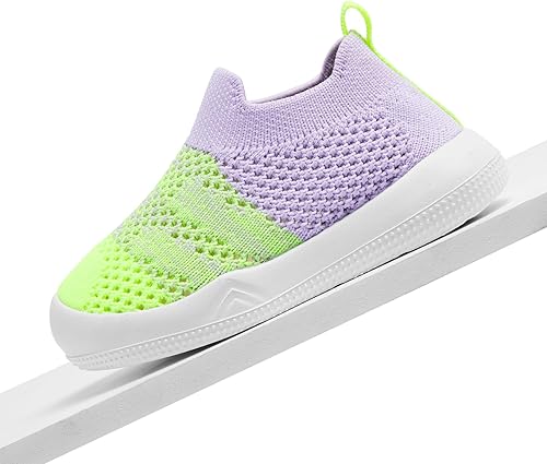 Miniatura 5 de Engtoy Zapatos de bebé para niños y niñas, zapatos para caminar, ligeros, transpirables, de malla, zapatos antideslizantes con suela de goma suave