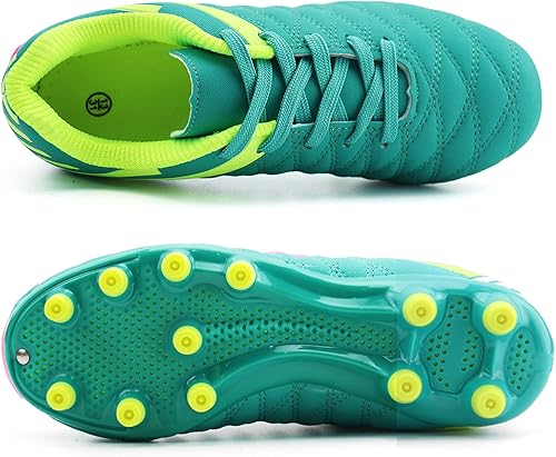 Miniatura 5 de brooman Zapatos deportivos de fútbol para niños y niñas, zapatos de fútbol para exteriores