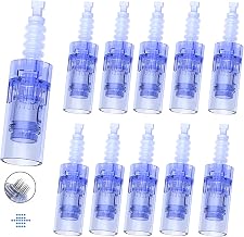 Dr.pen Ultima A6 Replacement Microneedle Needles, 24 Pin Micropunction for Dr.pen Model A6 Microneedling Pen, Authentic Disposable Microneedle Pen Cartridges (24 Pin Needles, 10 Pcs)