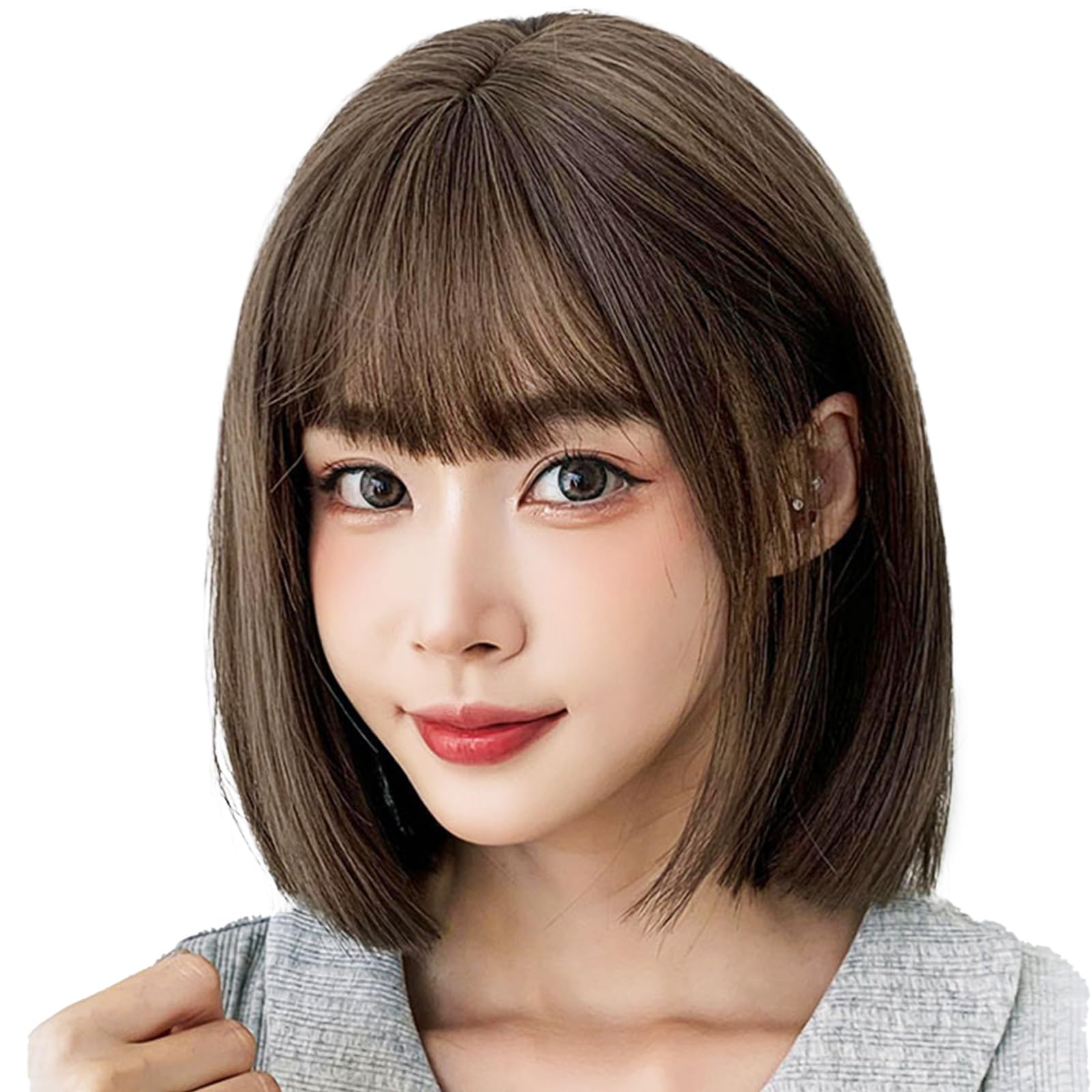 Amazon.co.jp: EMMOR ウィッグ ボブ ショート ボブ ウィッグ 