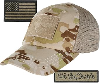 Condor Operator Cap Mesh-Back Bundle - AR-15 & We The People Patches