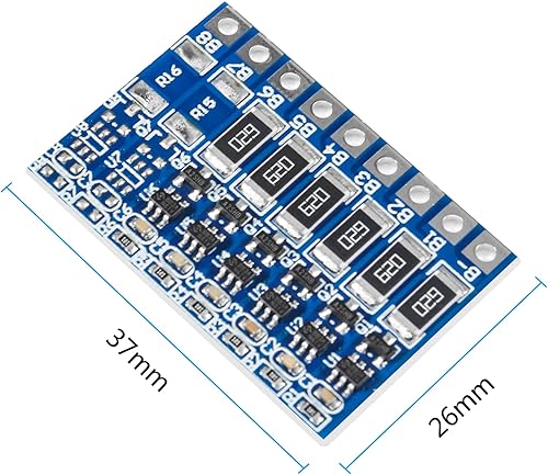 Miniatura 9 de Alinan 6 unids 3S 21 V 4.2 V Li-ion Balancer Junta 18650 Li-ion Balncing Carga Completa Batería Balance Función de Protección Junta