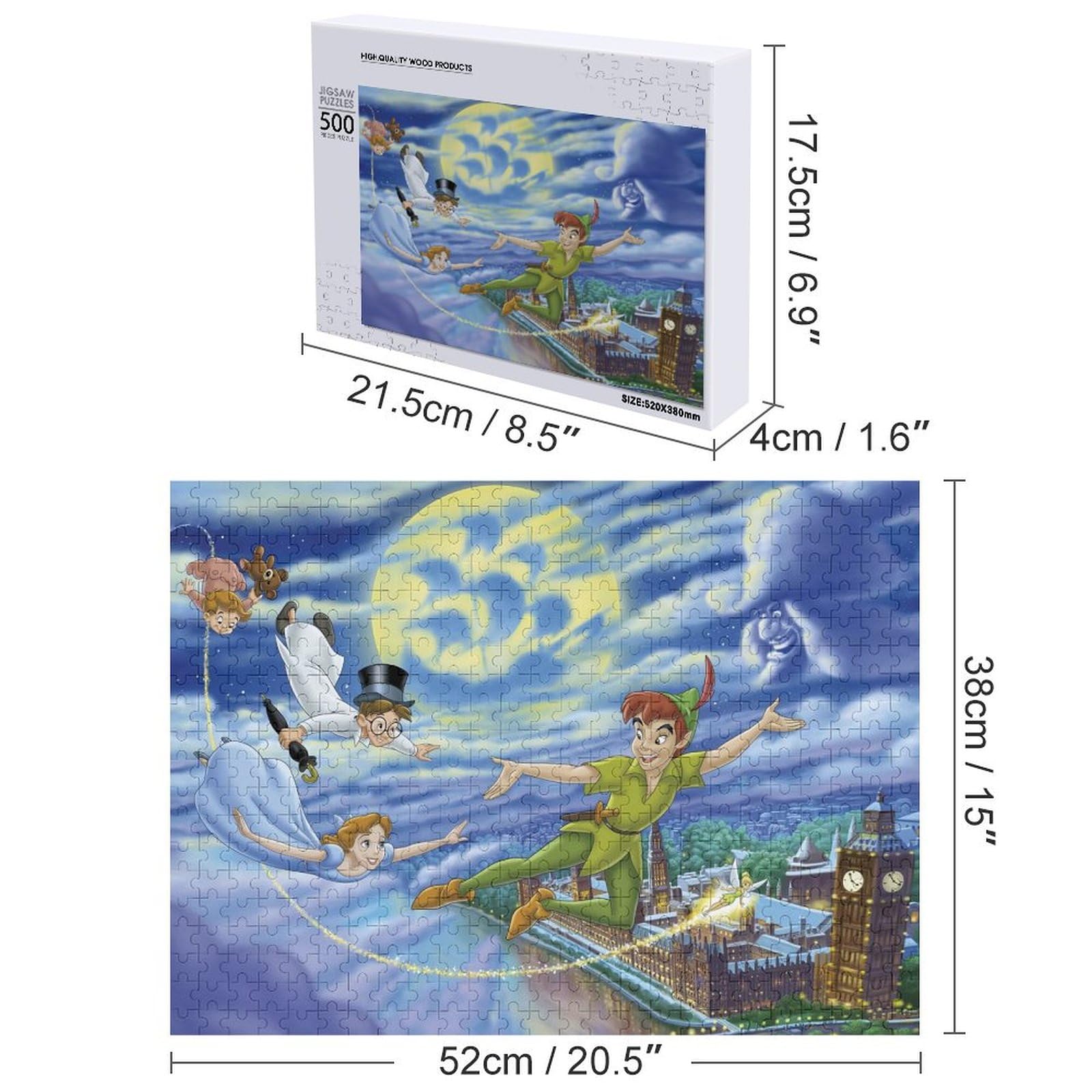 Amazon.co.jp: ピーター パン ジグソーパズル 500ピース パズル 木製