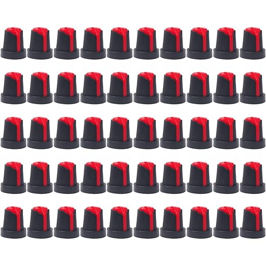 Electronic Spices Potentiometer Knob Pack of 50
