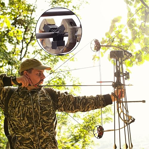 Miniatura 7 de SOPOGER Juego de flechas de tiro con arco, brocha para batidor, soporte para flechas para arco compuestoarco recurvo, caza objetivo disparo mano