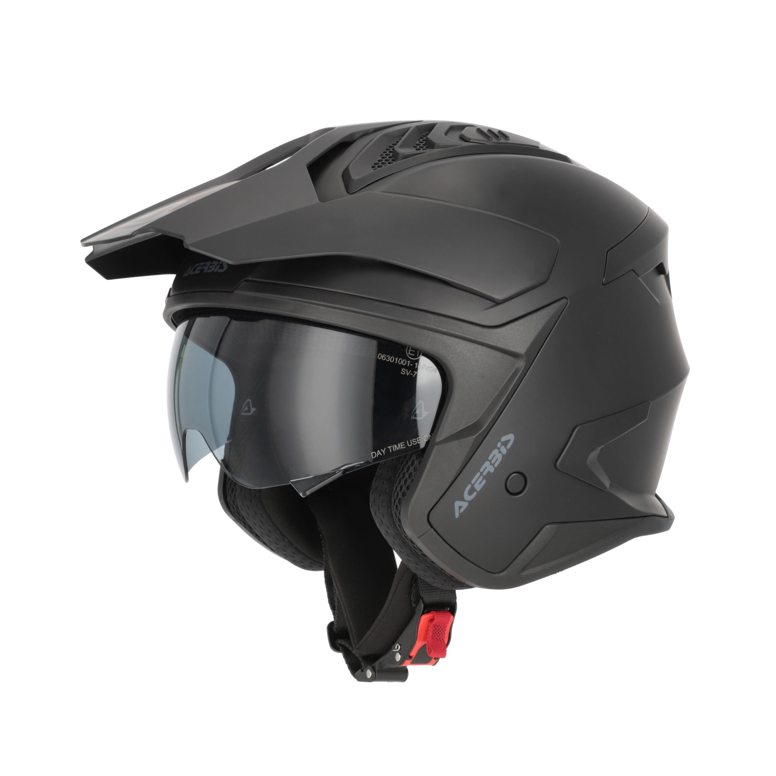 Casco Moto Acerbis Aria EVO Negro Mate con Visor Solar Talla XL (61/62)