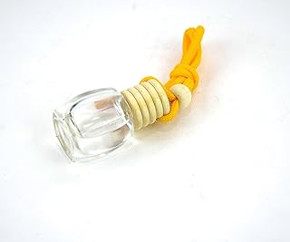 Oval Car Air Freshener on Mirror with Essential Oils Fragrance with Wooden Diffuser Lid - Oud