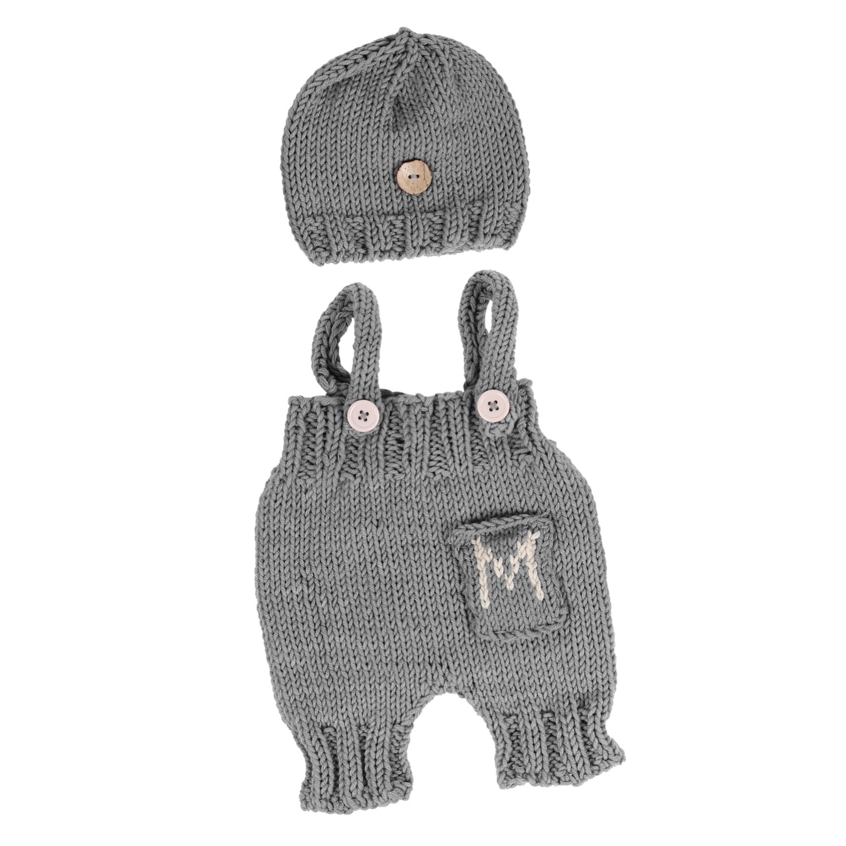 Holibanna Tirantes Recién Nacidos Traje De Fotografía Recién Nacido Niño Ropa De Recién Nacido Accesorios Para Sesión De Fotos De Bebé Ropa De Bebes Material De Algodón De Leche Grey