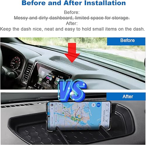 Miniatura 2 de CDEFG Organizador para consola central de camioneta Frontier 2022-2024, organizador de tablero de camioneta Frontier 2023 2024 Nisan Frontier, mesa