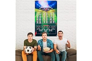 2022 World Cup Wall Chart - Soccer Match Schedule Fixture
