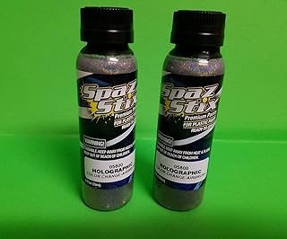 Spaz Stix 2 PACK SZX05800 x2 05800 COLOR CHANGING HOLOGRAPHIC PAINT for R/C Lexan Body INCLUDES CHICAGOLAND RC COUPON