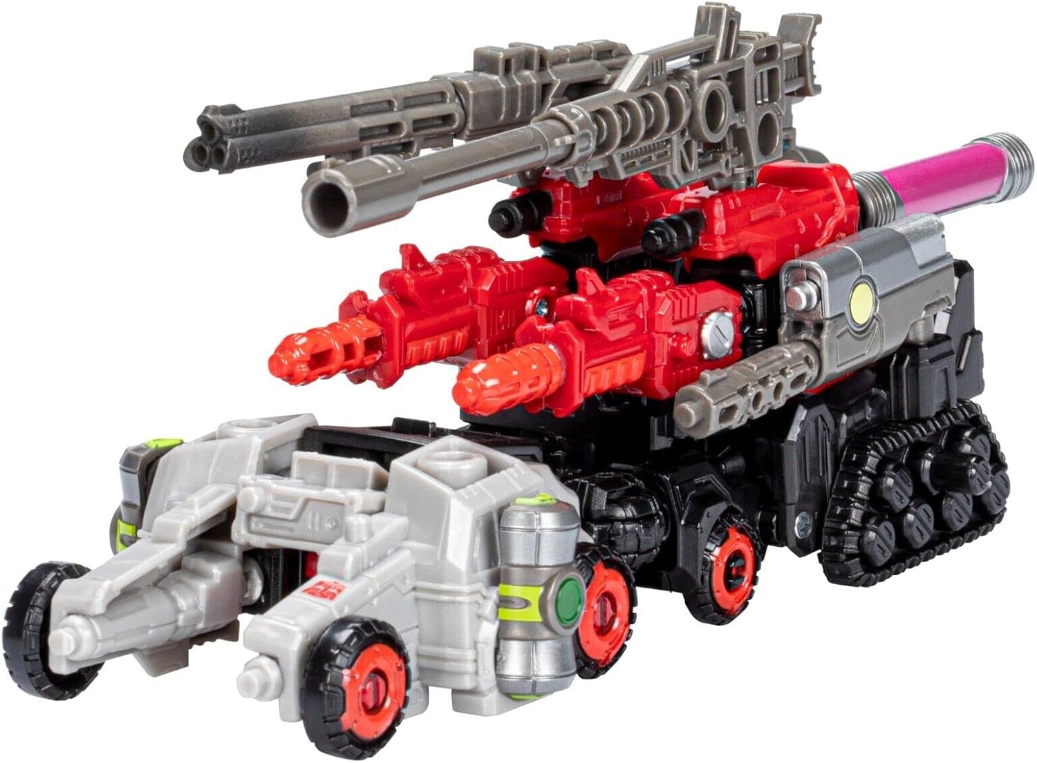 Transformers Generations Legacy Deluxe Red Cog in vehicle mode with attached weapons