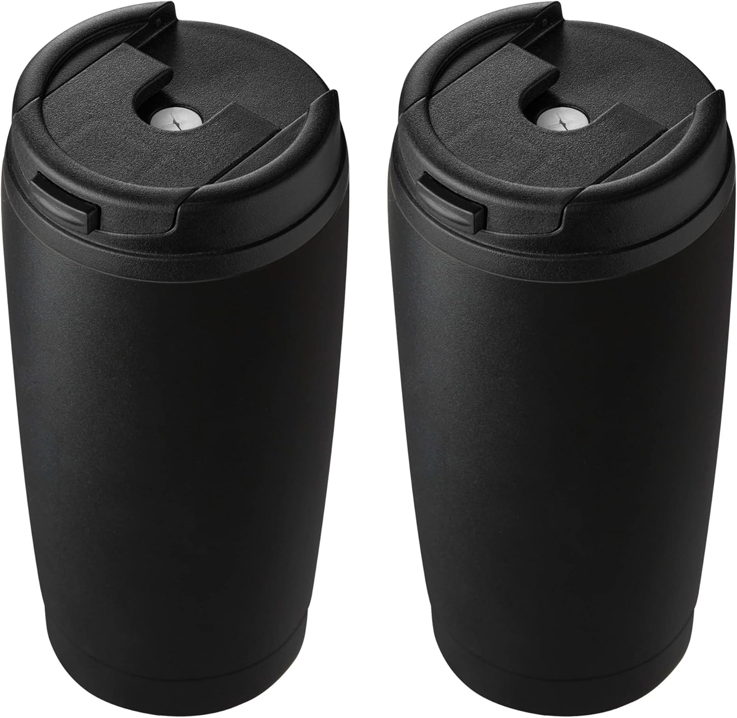 RoxNvm Thermobecher 500ml Edelstahl - Kaffeebecher Mit Strohhalm & Deckel