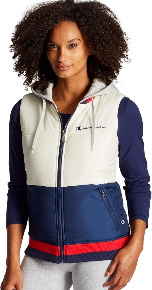 Champion Stadium Puffer Vest Chalk 