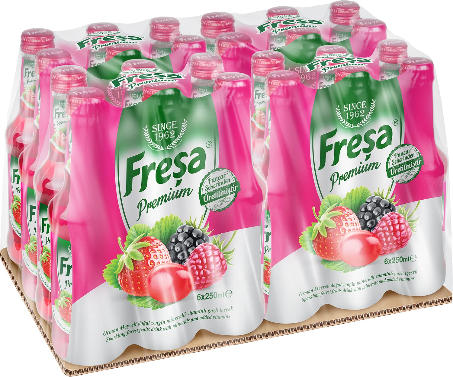 Freşa Premium Orman Meyve, (24 x 250 Ml)