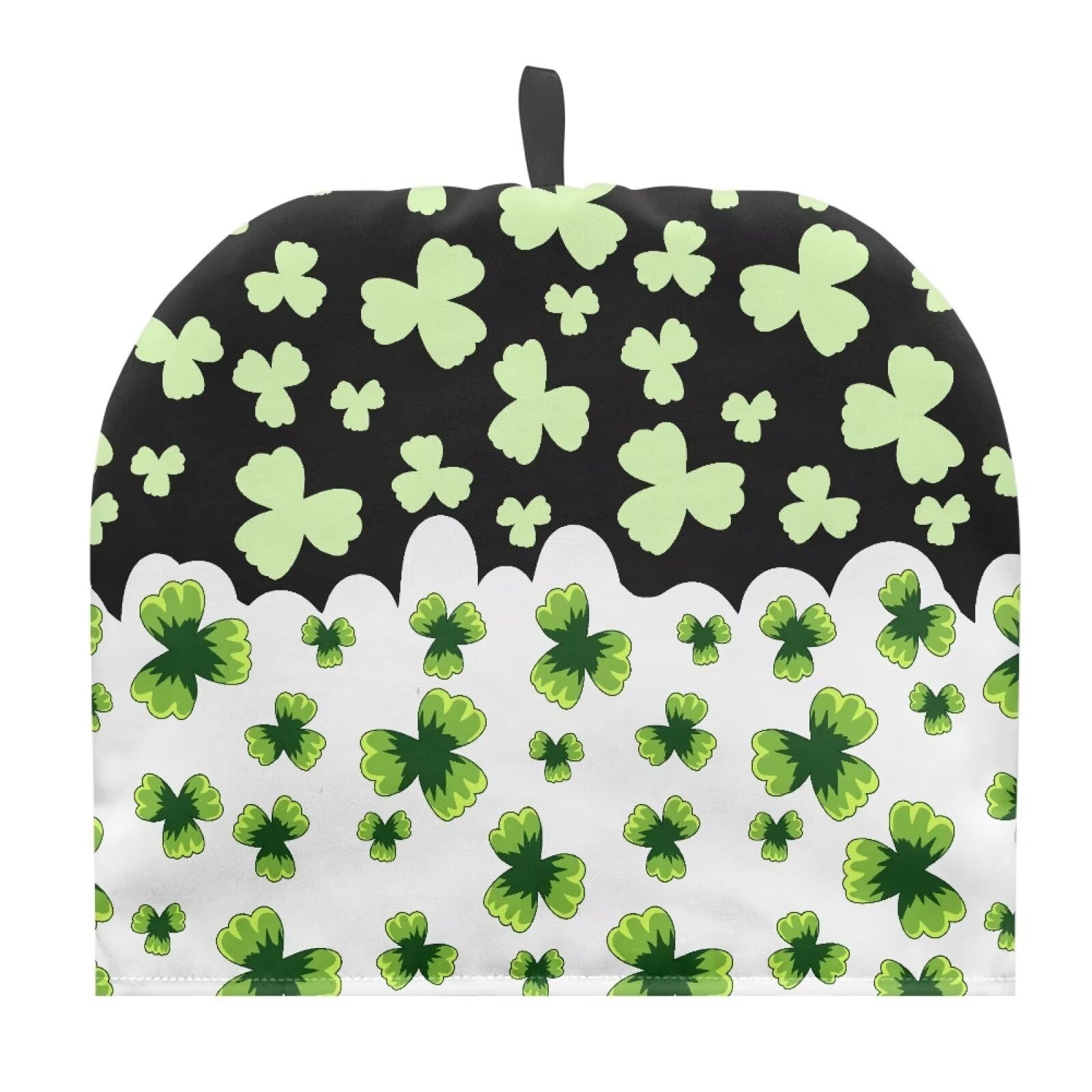 Flashideas Clover Tea Cozy Teapot Insulation Cover Kettle Dust Cover Fabric Tea Pot Cover Portable Easy to Clean Kettle Protective Kitchen Accessory for Home Kitchen Office Holiday Party Decor
