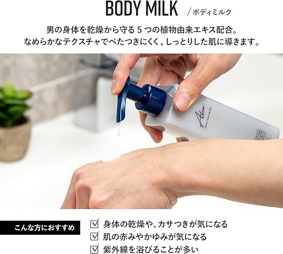 Alom ボディミルクの商品画像