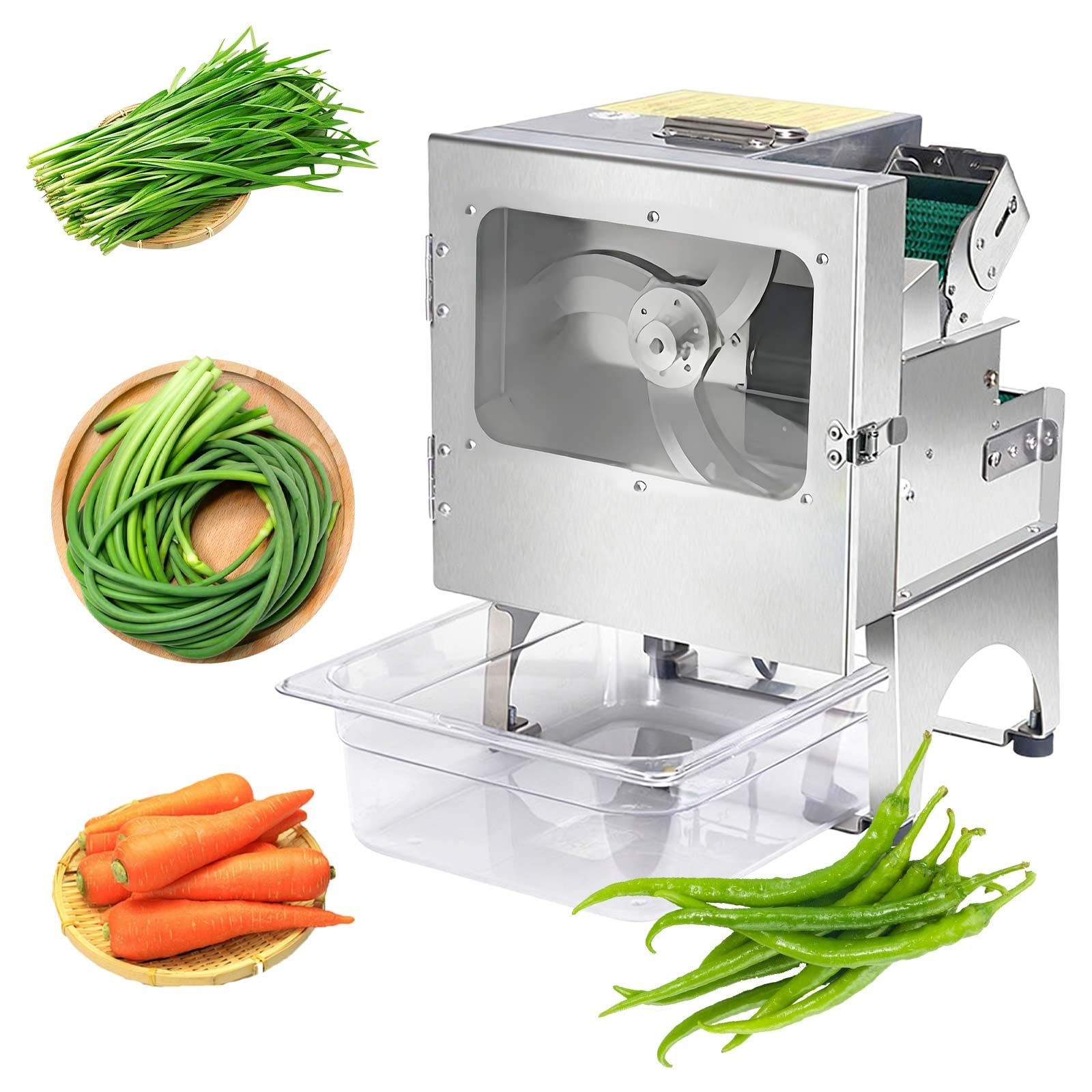 Robot Culinaire Professionnel – Hachoir Alimentaire Inox 200 W, Coupe Précise Pour Matériel Cuisine Pro