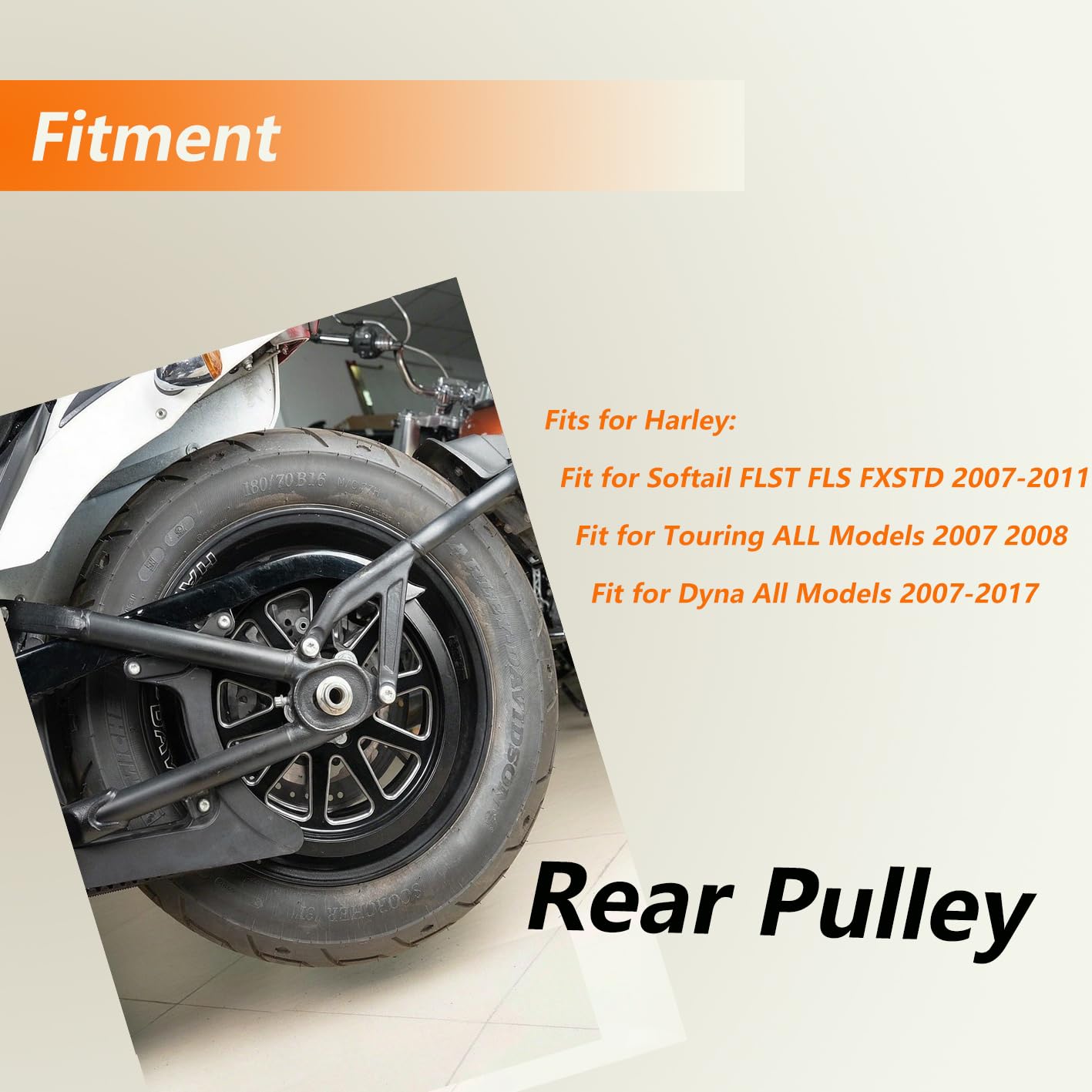 Amazon.com: TOFR Rear Pulley 66 Tooth 1