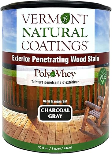 Miniatura 30 de Vermont Natural Coatings PolyWhey - Tinte penetrante exterior - Cedro dorado - Galón Cedro dorado,Rojo Otoño,Caspio Claro,Gris (Sterling