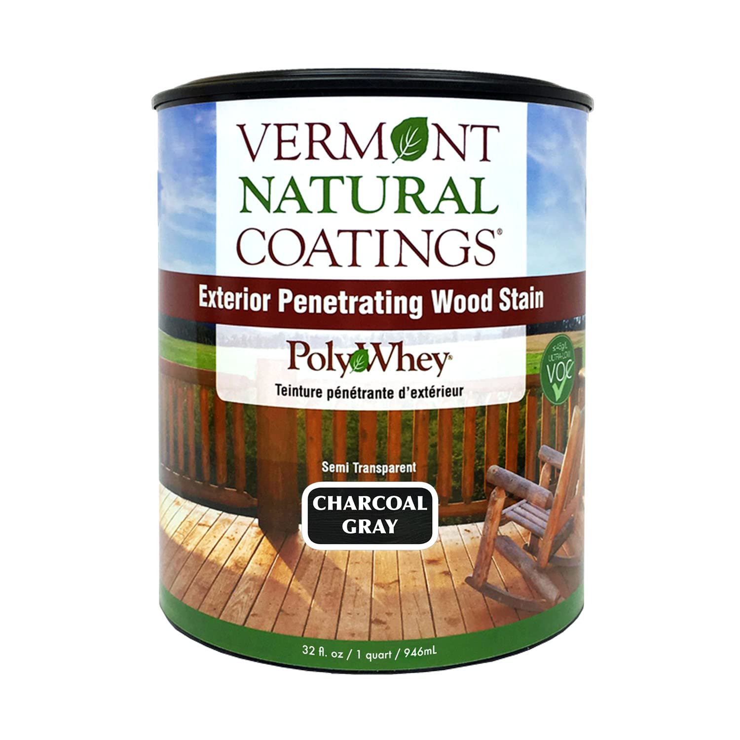 Vermont Natural Coatings PolyWhey Charcoal Gray