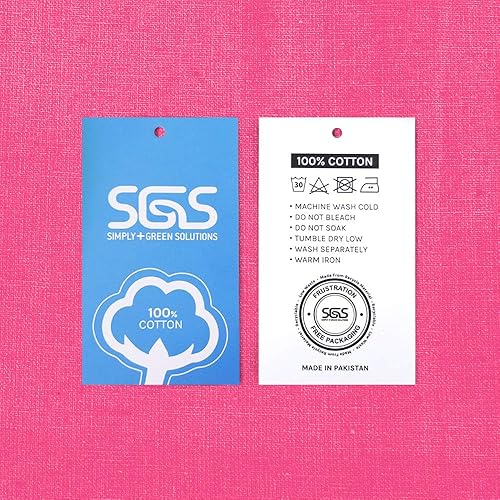 Miniatura 9 de Simply Green Solutions Bolsa reutilizable de tela de algodón para manualidades, 15 x 16 pulgadas, bolsa reutilizable con asa, paquete de 5, color