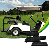 Vista 8 de Kit de funda de asiento de diamante para carrito de golf, apto para EZGO TXT OEM ordinario, funda de asiento de vinilo para carrito de golf, sin