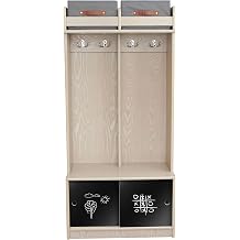 Little Partners Deluxe Cabinet Cubby Organizer, Learn N Store Wooden Classroom Cubbies Compartment Lockers for Storage of Toddlers and Kids Coats, Equipment, Backpacks Premium Ivory