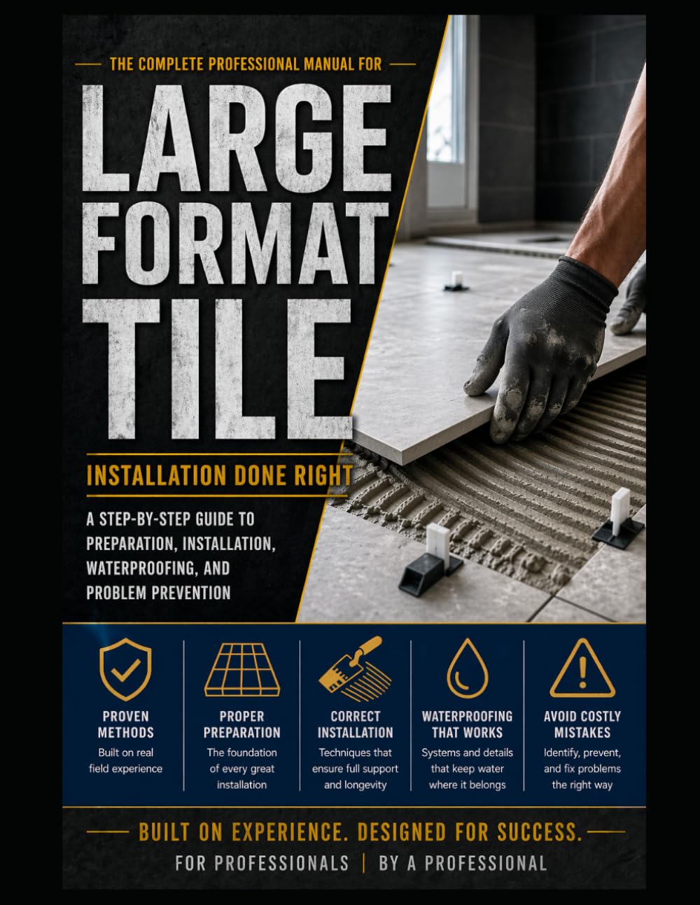The Complete Professional Manual for Large Format Tile: Design, Installation, Troubleshooting, and Failure Prevention A Field Guide for Contractors, Inspectors, and Specifiers