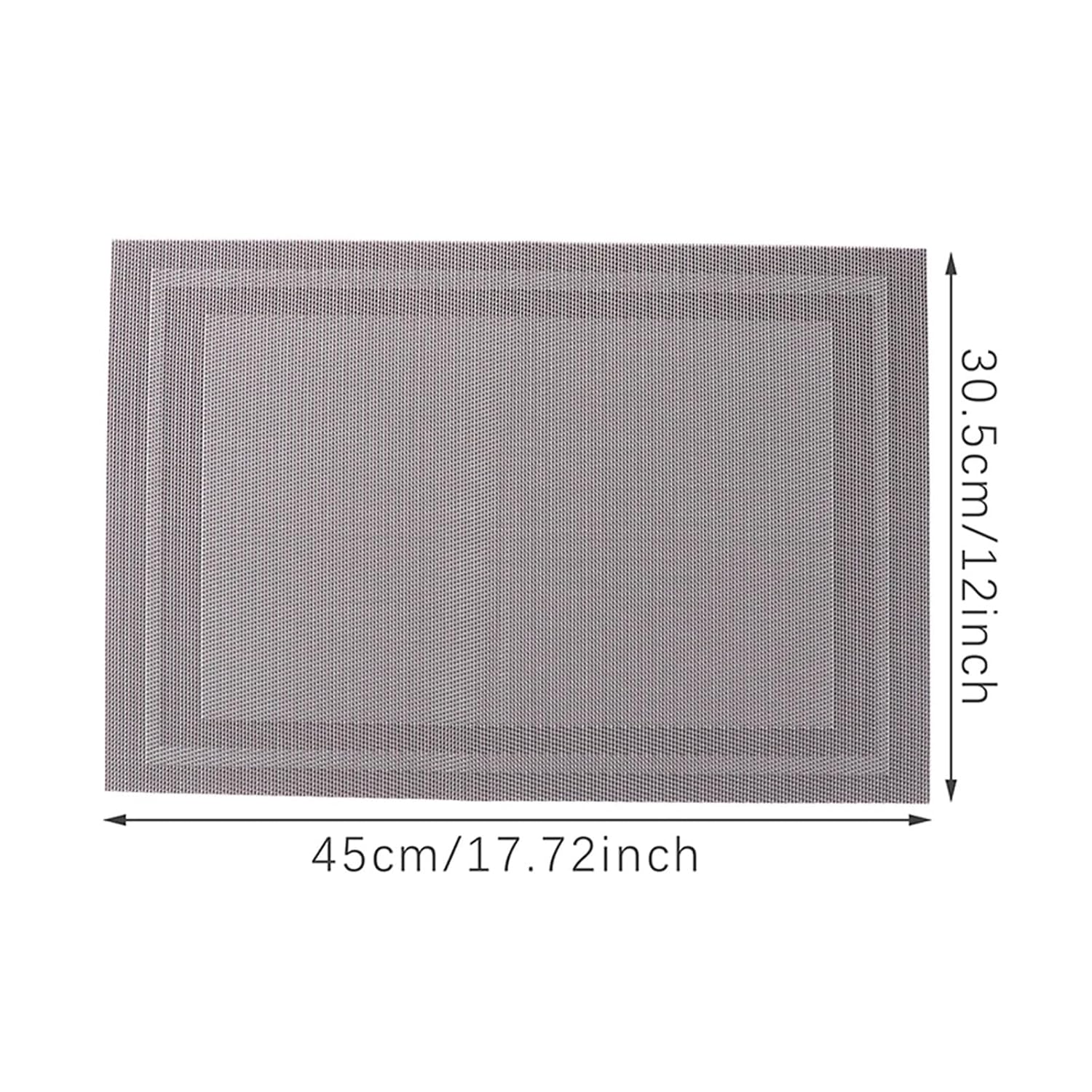 Nail Mat for Nail Tech 10Pc Nail Art Mat Beauty Makeup Hand Pvc Pad Gorgeous Manicure Professional Salon Tools Practice Customer for Women(Gray)
