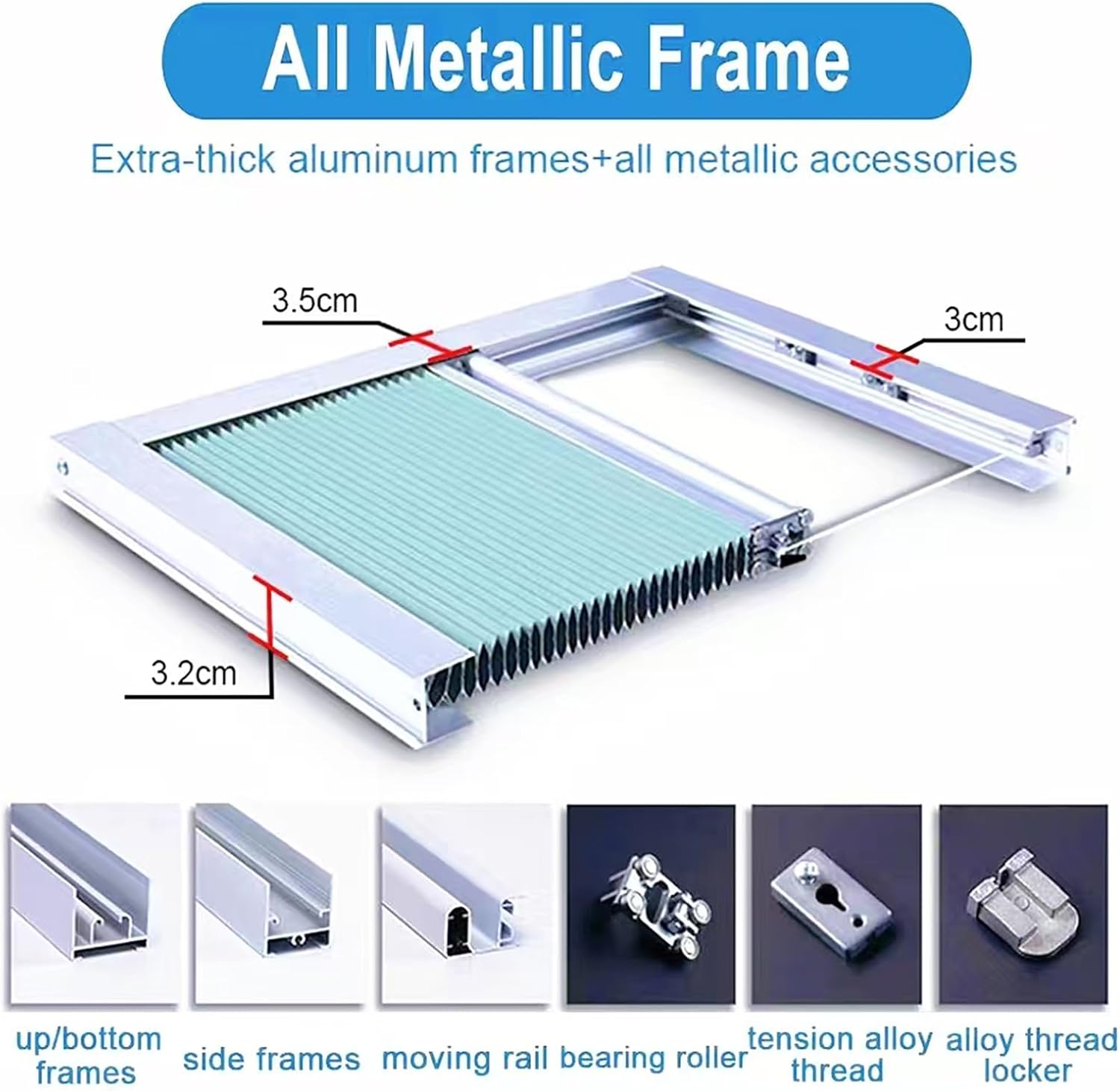 TIPIACE Manual Skylight Roof Window Cellular Honeycomb Full Blackout Fabric Curtain Blinds for Skylight (Black 93021N)