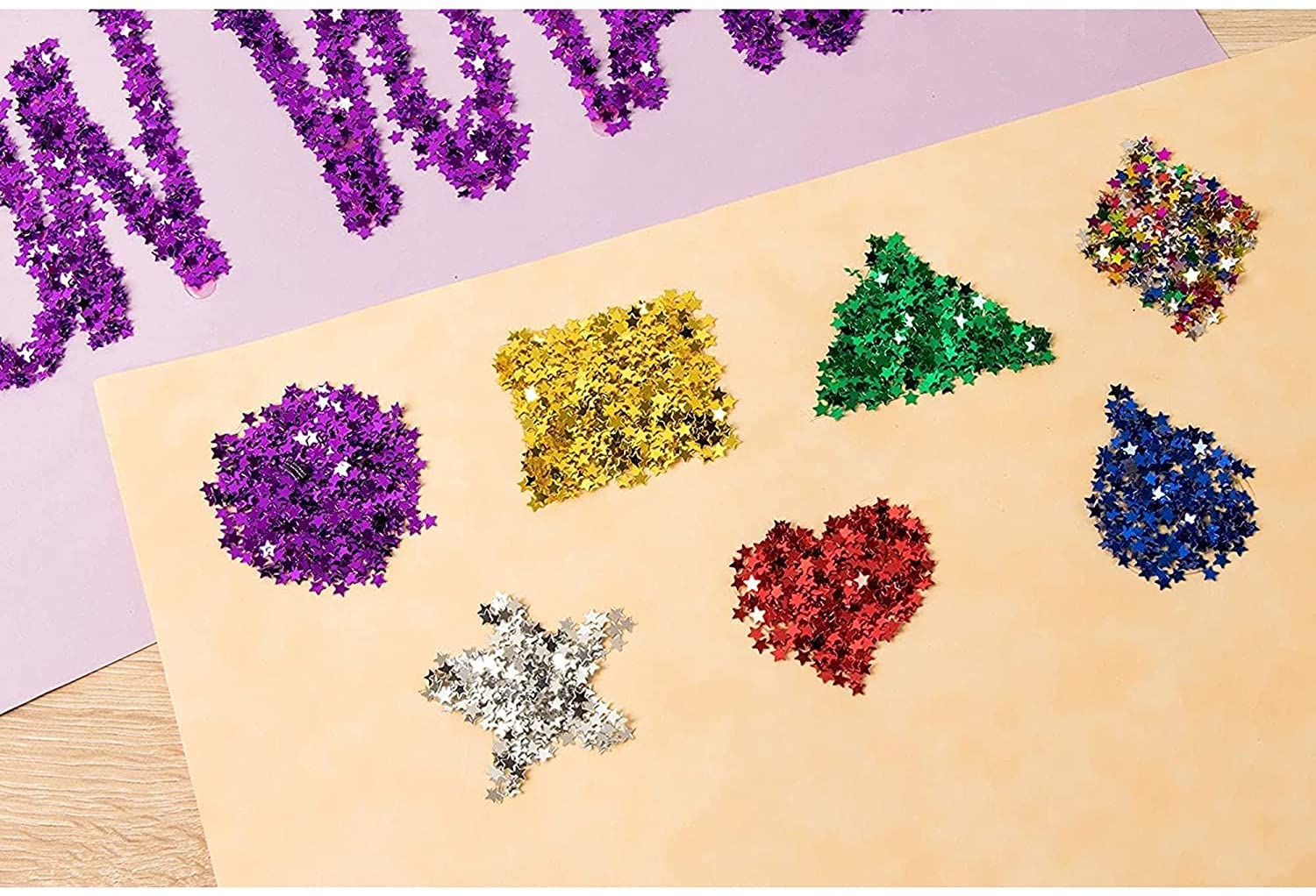 Buy Moon Stars Confetti Sprinkles, 30g Stars Glitter Confetti Moon