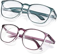 Vista 7 de Lentes de seguridad para mujeres, para enfermeras, lentes protectores, lentes de seguridad antivaho