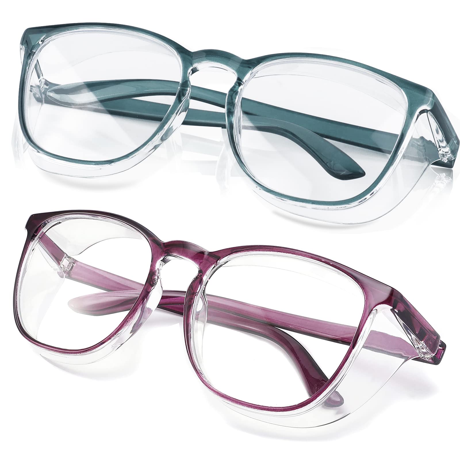SQIMZAR Safety Glasses Goggles For Women Nurses Protective Eyewear,Anti Fog Safety Goggles