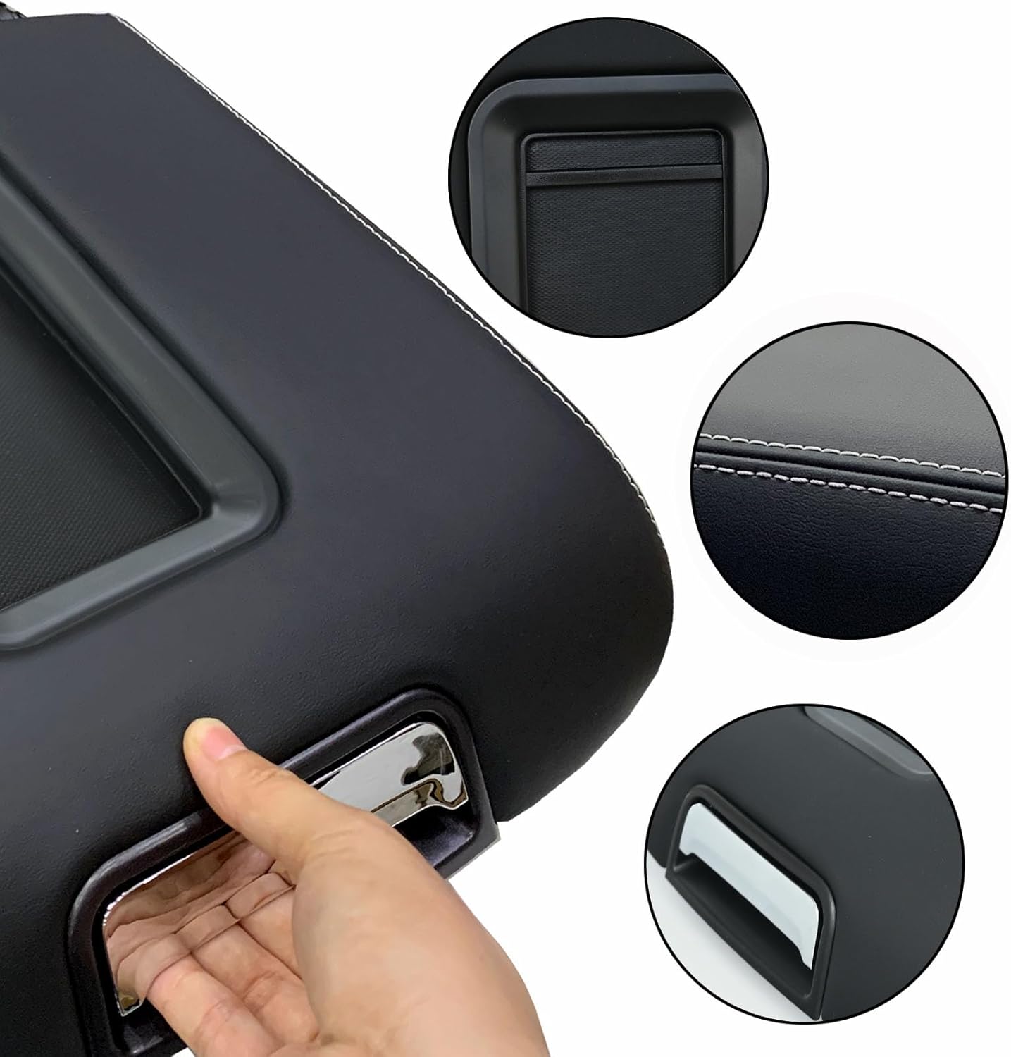 0227083AA Center Console Armrest Lid W/Steel Bracket Compatible with 2015-2019 Chevy Tahoe,Suburban,GMC Yukon/Yukon XL for 2014-2018 Chevy Silverado/GMC Sierra 1500 2500 3500