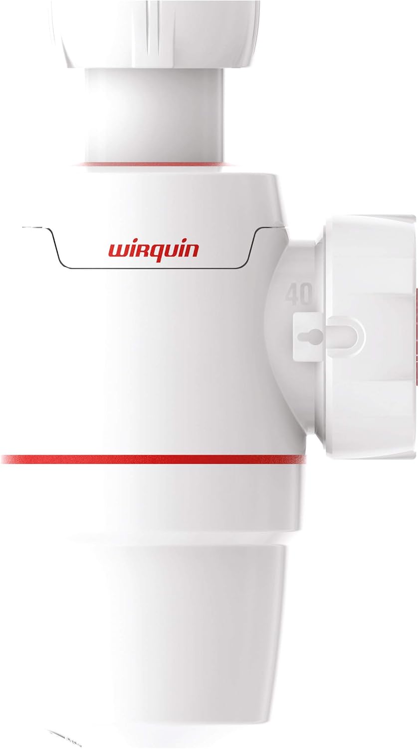 Wirquin Neo 30722150 Sink Siphon White, 40 cm - Image 4