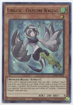 Lyrilusc - Celestine Wagtail - LED8-EN036 - Ultra Rare - 1st Edition