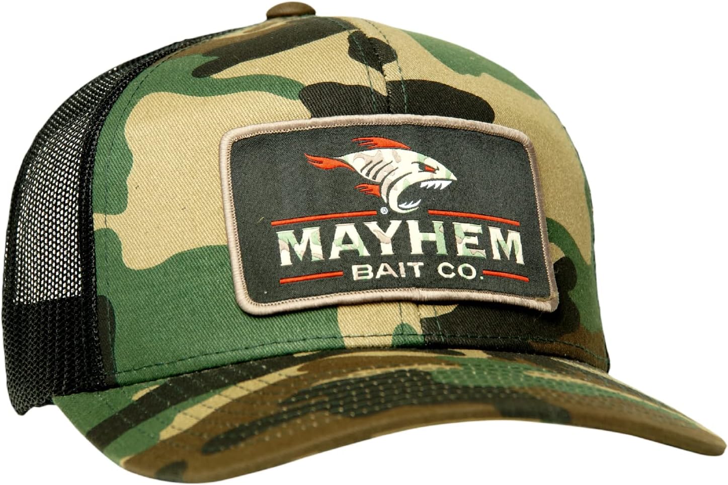 Liquid Mayhem Mesh Back Snap Back Hat. Perfect for The Outdoorsman That Loves Fishing and Hunting