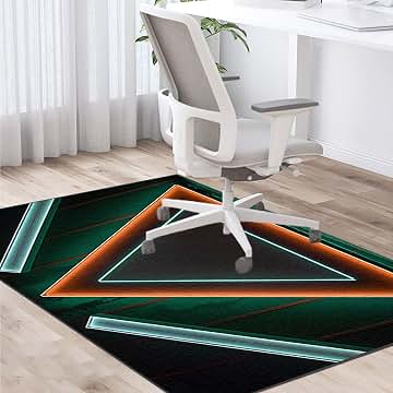 Alfombra Silla Gaming, Alfombrilla para Silla de Oficina, Alfombra de Suelo para Suelos Duros, Tapete de Protección de Baldosas, Protector Suelo Silla Ruedas, Alfombrilla de Proteccion 70 x 100 cm
