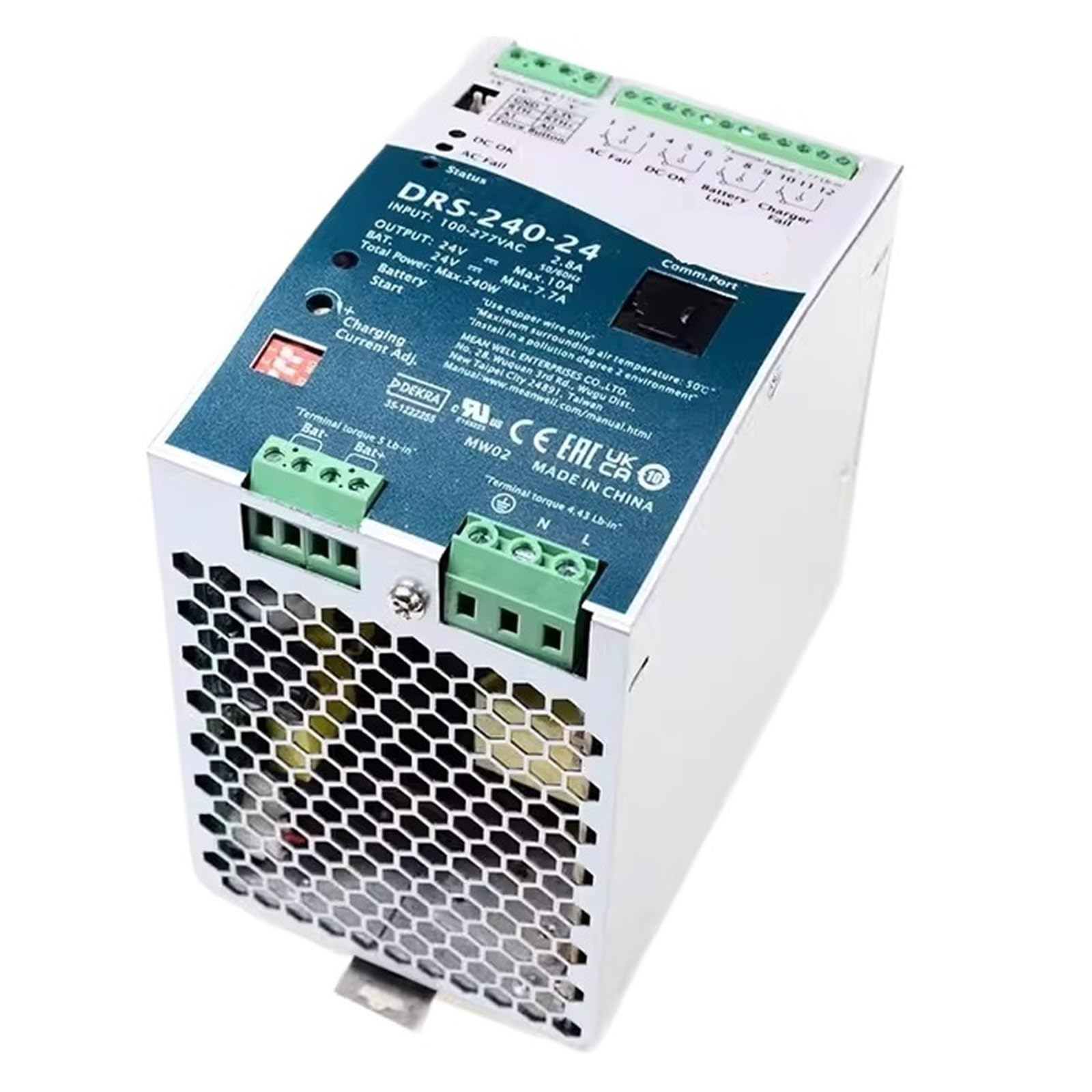 Alimentation à découpage DRS-240 de 240 W aux standards industriels exigeants