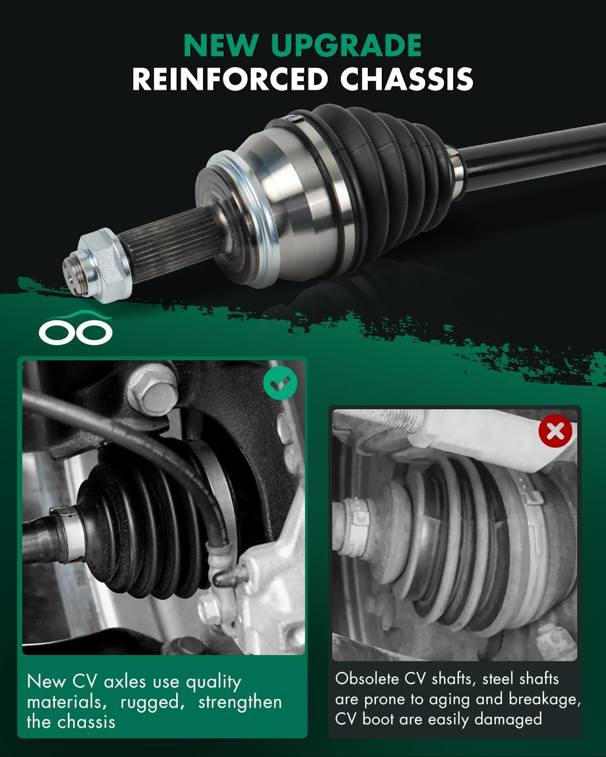 SCITOO Front CV Axle Shaft Assembly Fit For Hyundai for Palisade 3.8L 2020-2021 Right Passenger Side 49501S8450,NCV37132