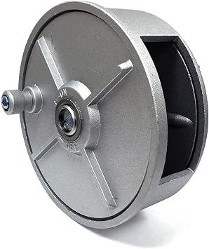 SMS Rebar Tie Wire Reel, Aluminum Retractable Coil Holder Wheel, Lightweight, Built-in Belt Loops & Knob, Left/Right Handed