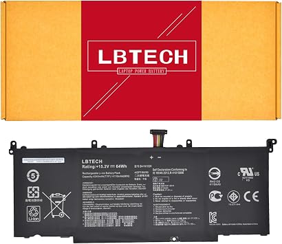 B41N1526 Compatible Laptop Battery Replacement for Asus ROG Strix GL502 GL502V GL502VM DB71 DB74 GL502VT GL502VY S5 S5V S5VM S5VS S5VT6700 FX502VM DM105T FY039T FX502VD FX502VE 15.2V 64Wh