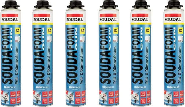 Soudafoam Gun B2 750ml Isolierschaum Spar-Set (6 Flaschen)