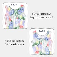 Vista 3 de Belovance Leotardos de gimnasia para niñas pequeñas, trajes de gimnasio, leotardo de danza, brillante, arcoíris, dinosaurio, leopardo, estrellas