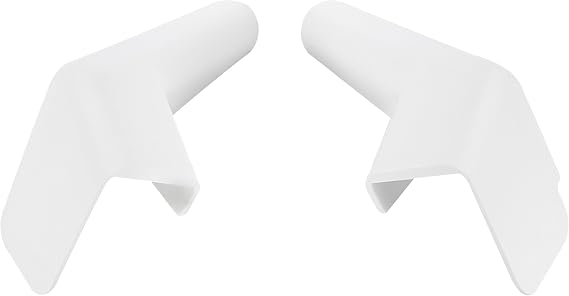 RecPro RV Rain Gutter Spouts | White | Left & Right | 4 Pack