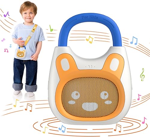 alilo Pocket Bunny - Reproductor de música portátil para niños, juguetes musicales para niños pequeños de 1 a 3 a 5 años, precargado más de 120
