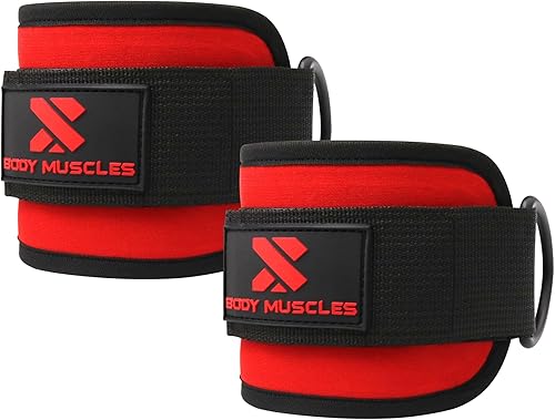 Miniatura 9 de Correas de tobillo para máquinas de cable para mujeres y hombres  Accesorio de cable de tobillo para gimnasio para patadas, entrenamientos de
