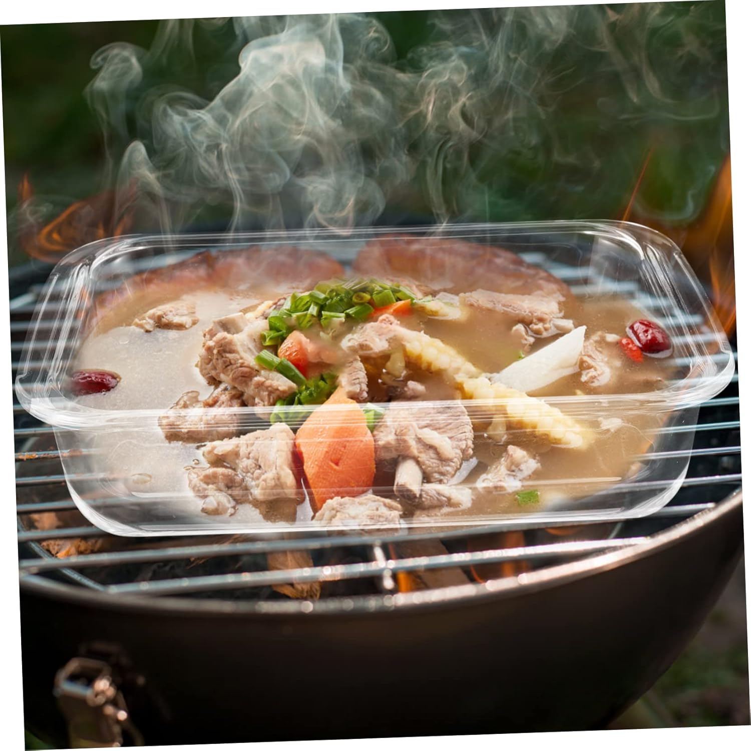 2Pcs Glass Baking Dish with Heat-resistant Glass Bakeware for Oven Microwave Freezer Baking Desserts Casseroles Roasting Pan and Serving