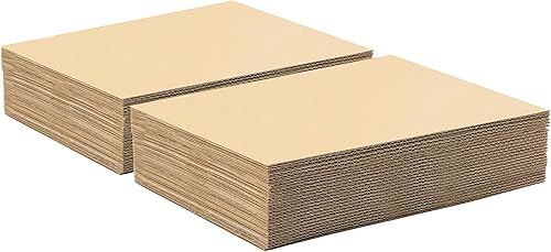 Miniatura 29 de Golden State Art, Paquete de 10 hojas de cartón corrugado de 9 x 12 pulgadas, almohadillas de cartón plano para embalaje, correo o manualidades